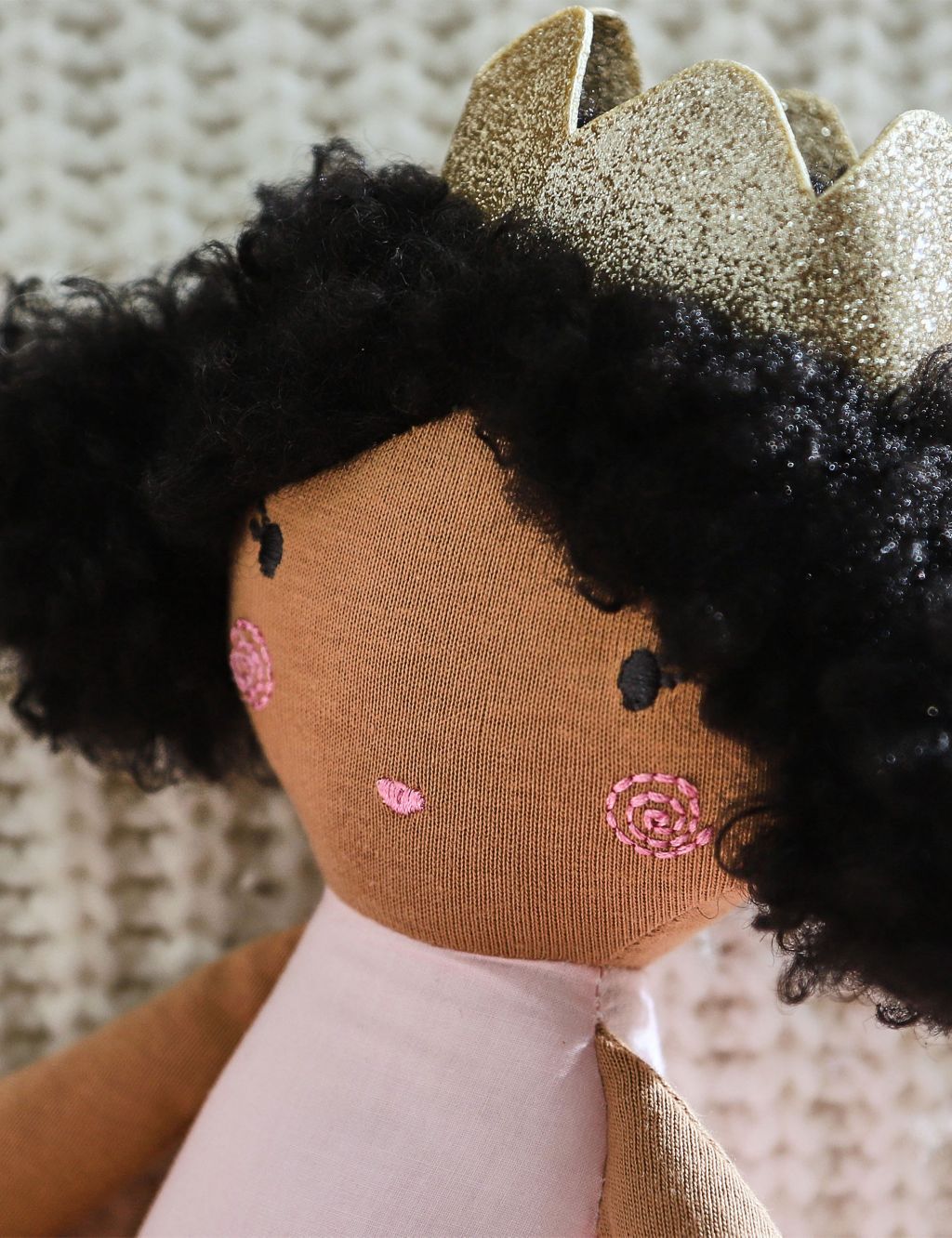 Personalised Ballerina Doll With Curly Hair image 4