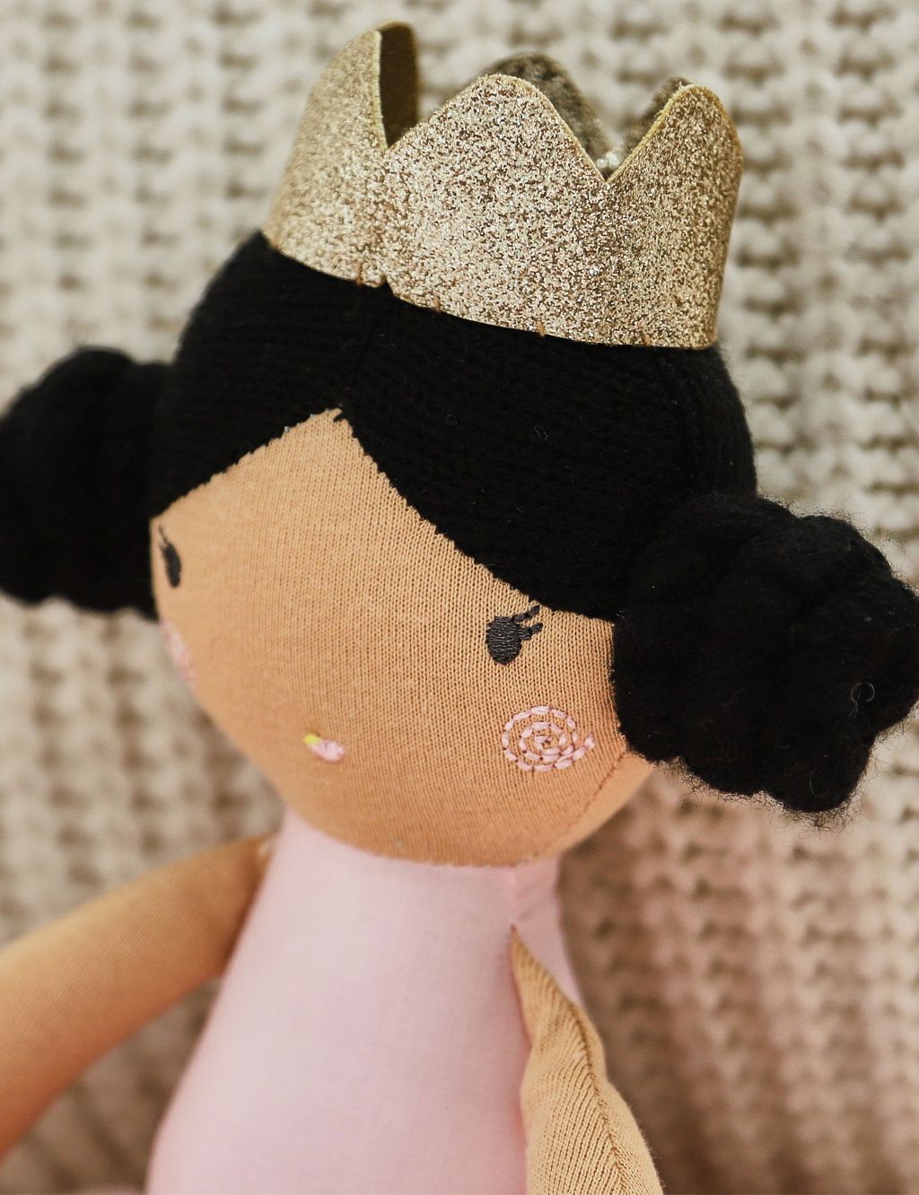 Personalised Ballerina Doll With Black Hair image 4