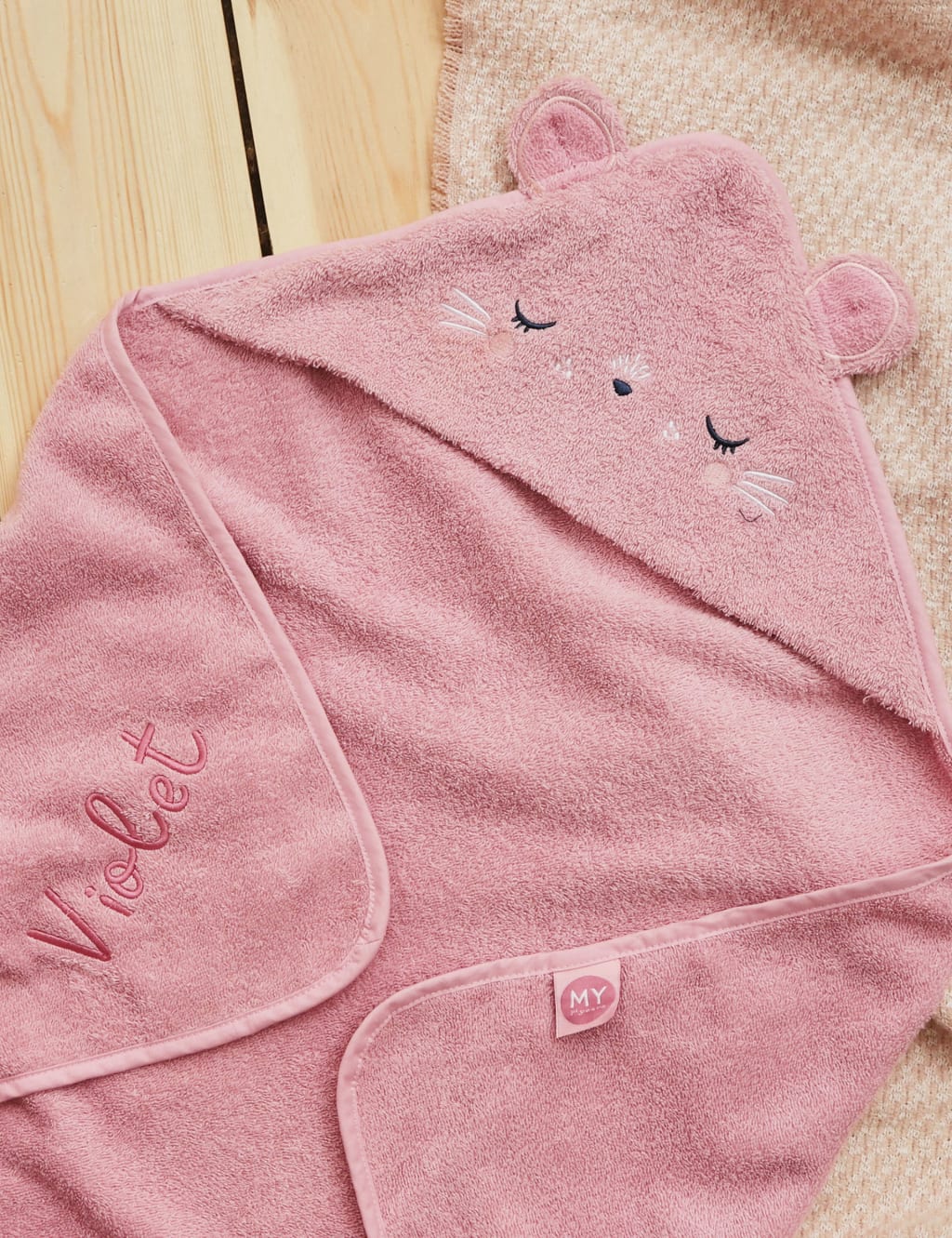 Personalised Mouse Hooded Towel image 3