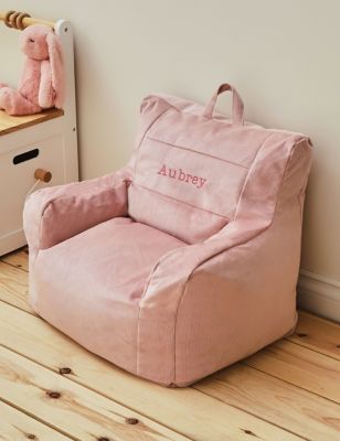 My 1St Years Personalised Pink Bean Bag Chair (18+ Mths), Pink