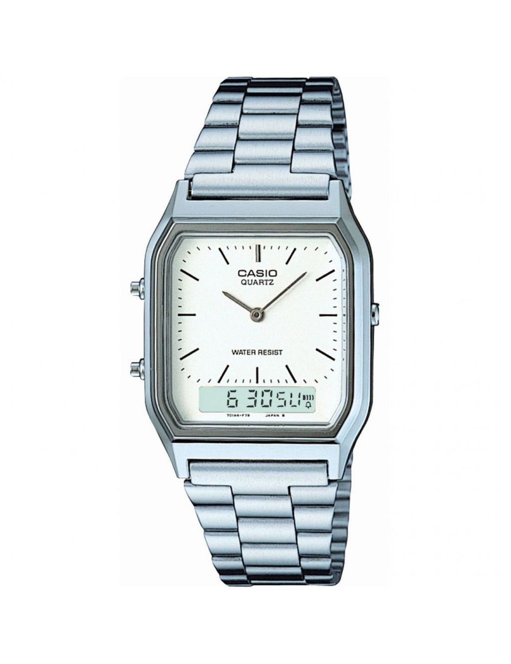 Casio Stainless Steel Chronograph Watch image 1