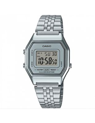 Casio Classic Quartz Chronograph Bracelet Watch - Silver, Silver