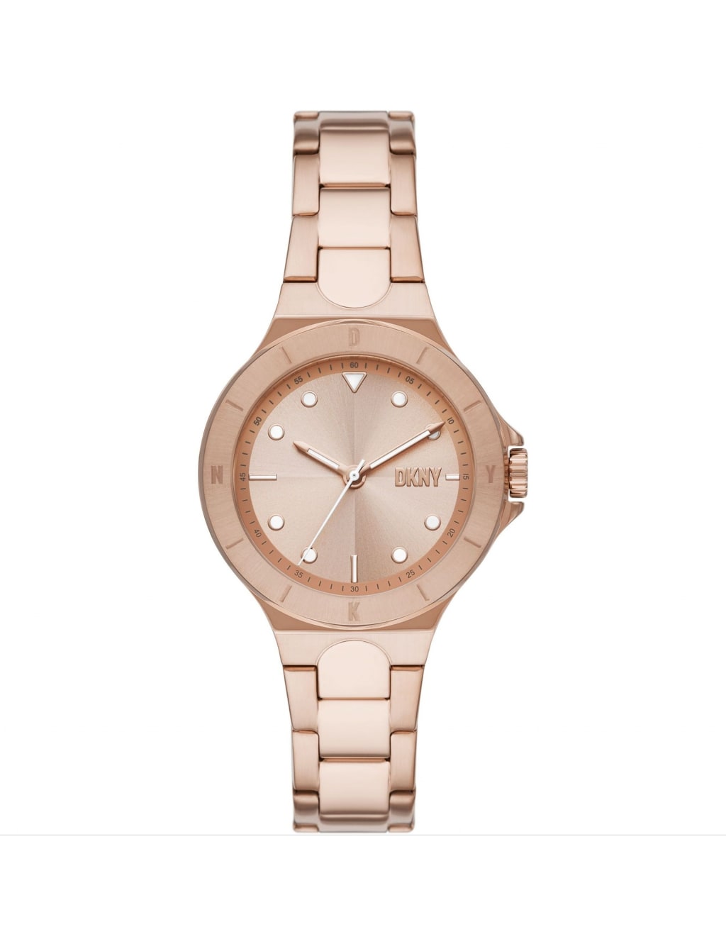 DKNY Rose Gold Chambers Metal Bracelet Watch image 1