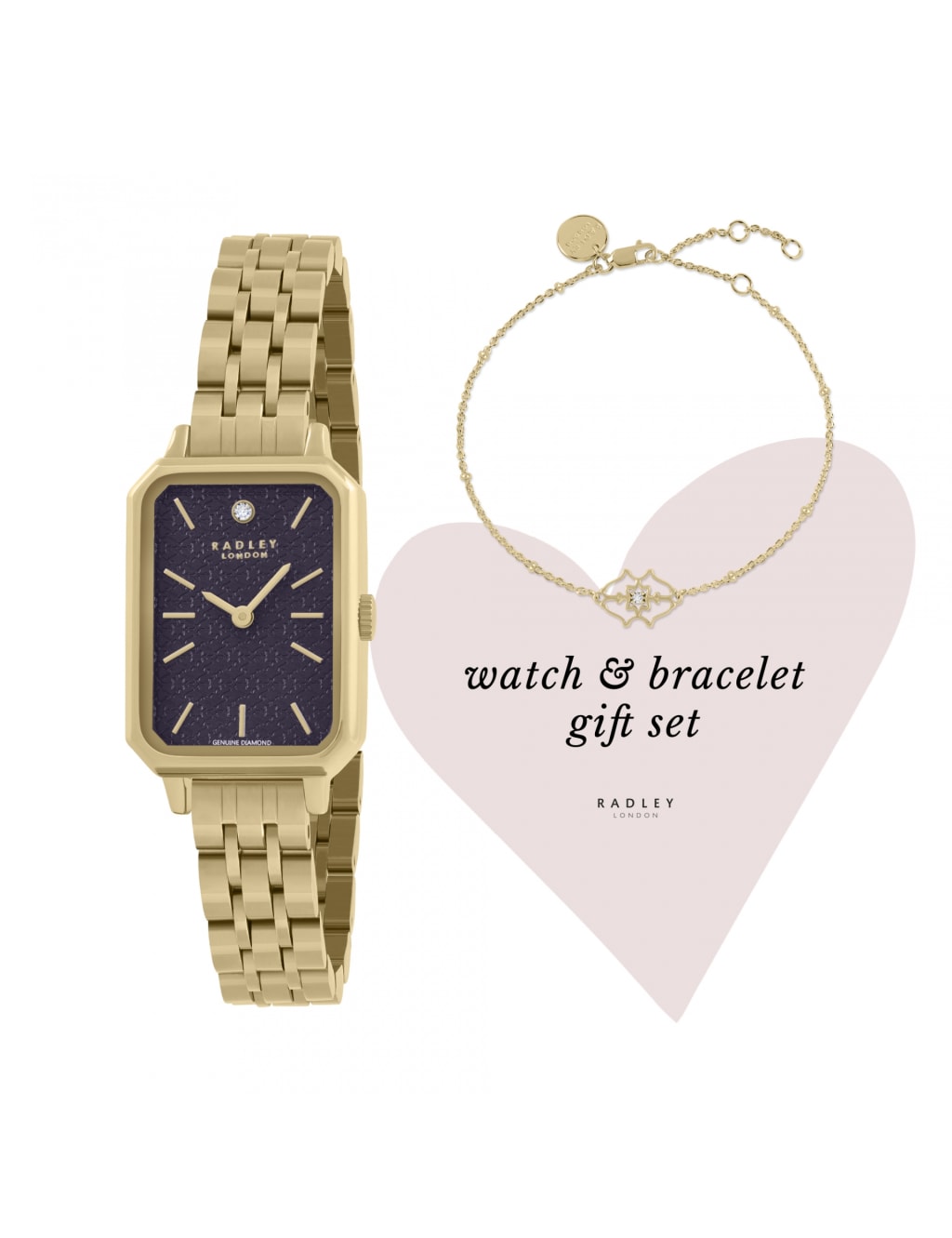 Radley Diamond Street Watch & Bracelet Gift Set image 1
