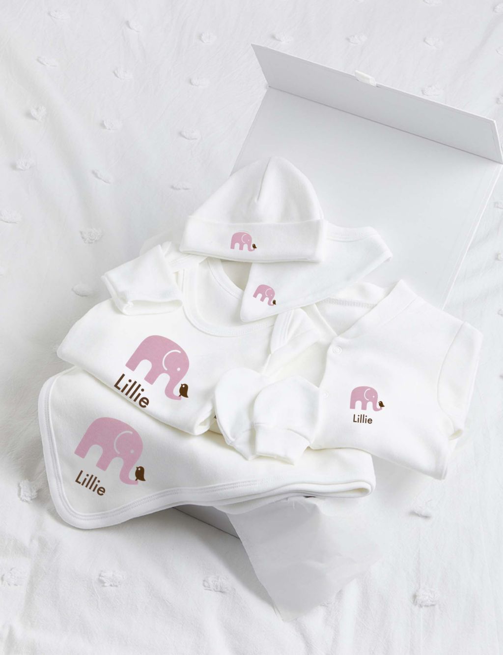 Personalised Elephant Ultimate Collection Set (0-12 Mths)