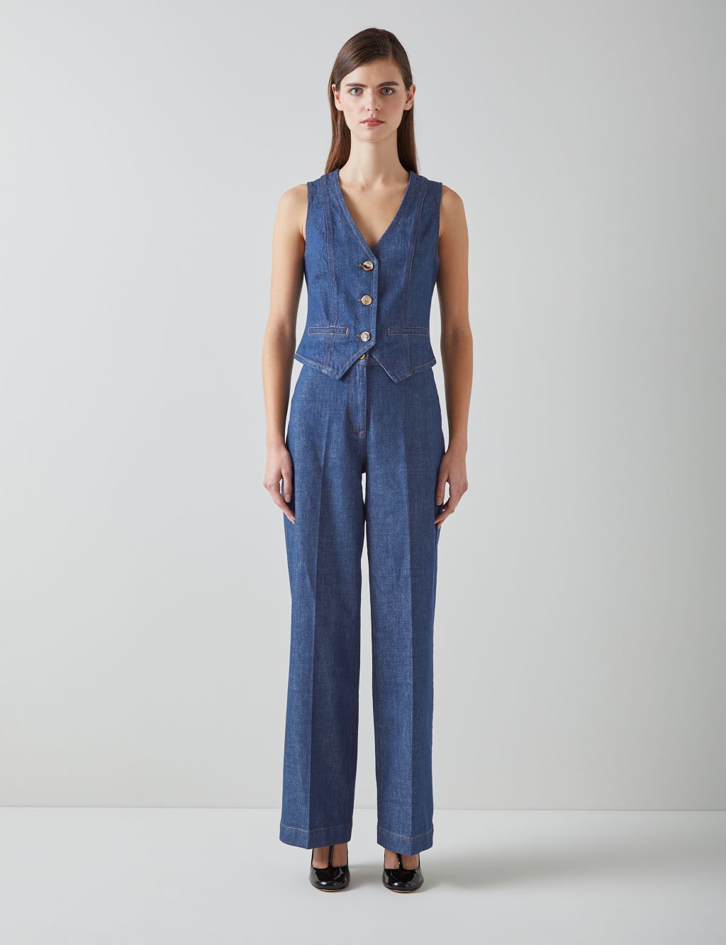 Olivia Mark – High waisted cargo pants with pocket and button(Pre-order) –  Olivia Mark