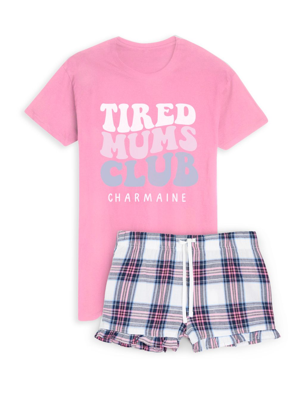 Personalised Tired Mums Club Pyjamas
