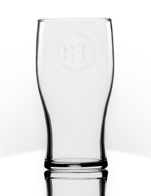 Dollymix Personalised Pint Glass - Clear, Clear