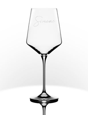 Dollymix Personalised Wine Glass - Clear, Clear