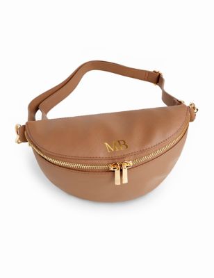 Dollymix Women's Personalised Waist Bag - Brown, Brown