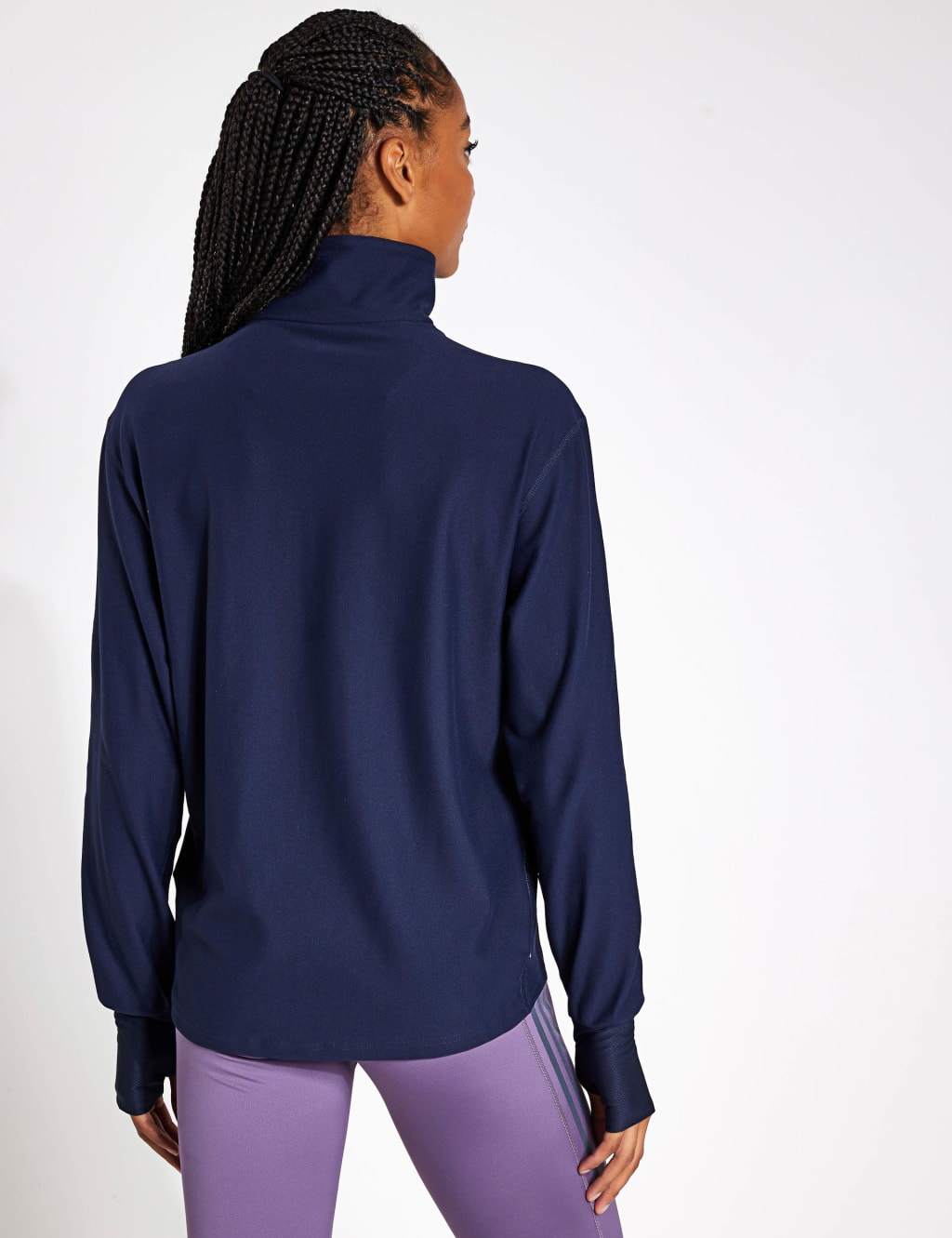 Own The Run Funnel Neck Half Zip Sweatshirt image 4