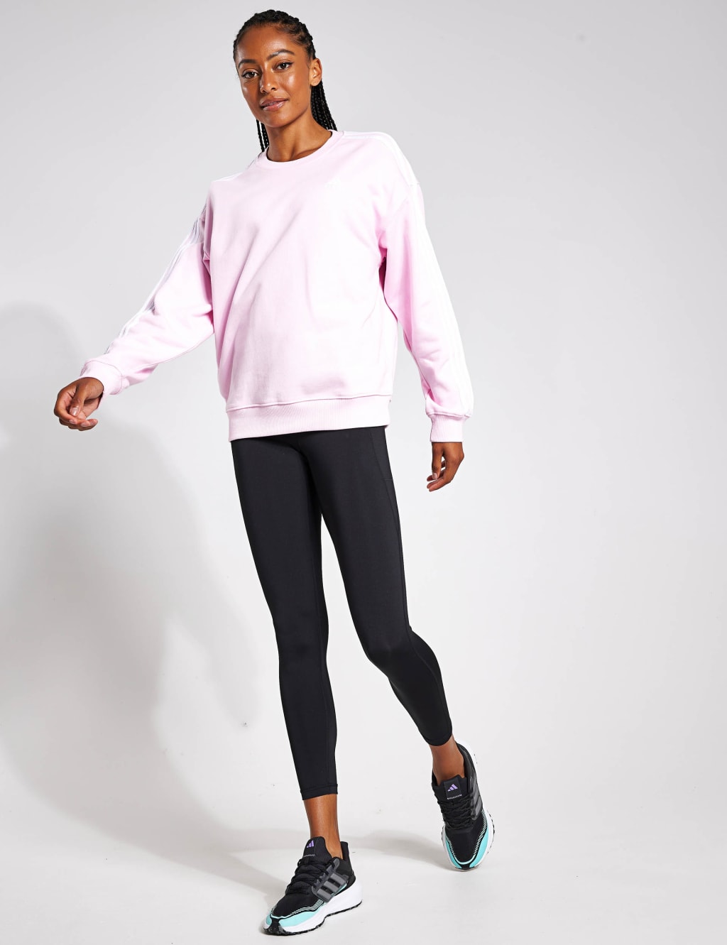 Essentials 3 Stripes Pure Cotton Sweatshirt image 3