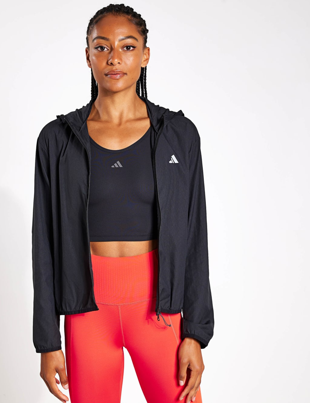 Run It Hooded Sports Jacket