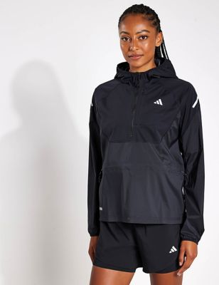 Adidas Women's Ultimate Hooded Sports Jacket - XS - Black, Black