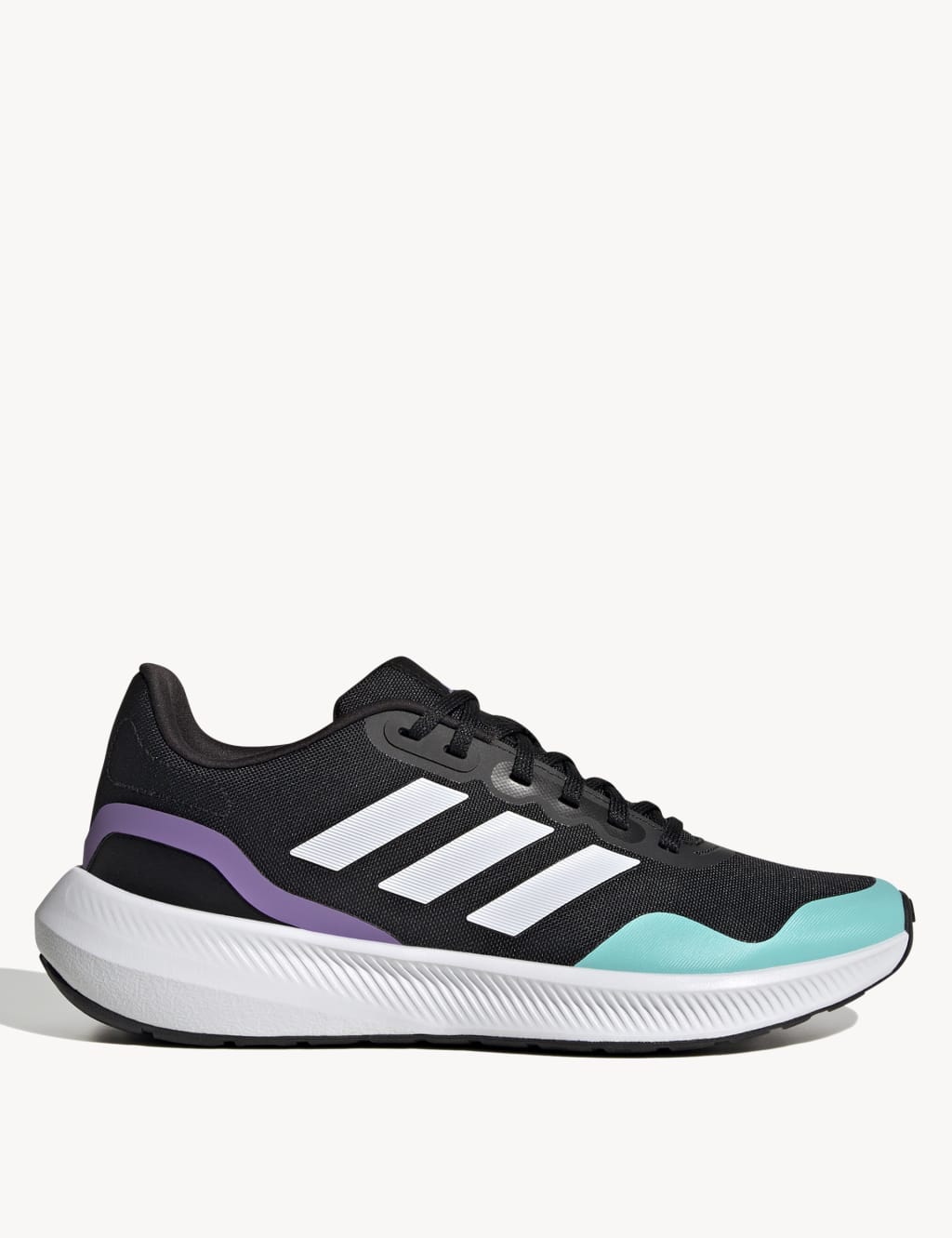Adidas black womens trainers sales