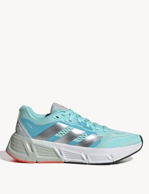 Adidas Womens Questar 2 Bounce Running Trainers - 6 - Light Blue Mix, Light Blue Mix