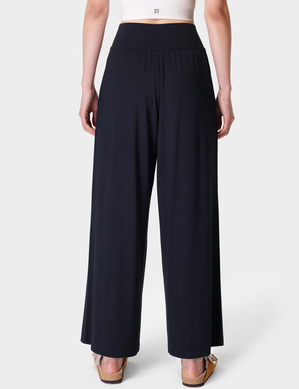 Modal Rich High Waisted Wide Leg Joggers image 3