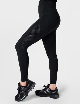 Sweaty Betty Womens Zero Gravity Running Leggings - XL - Black, Black