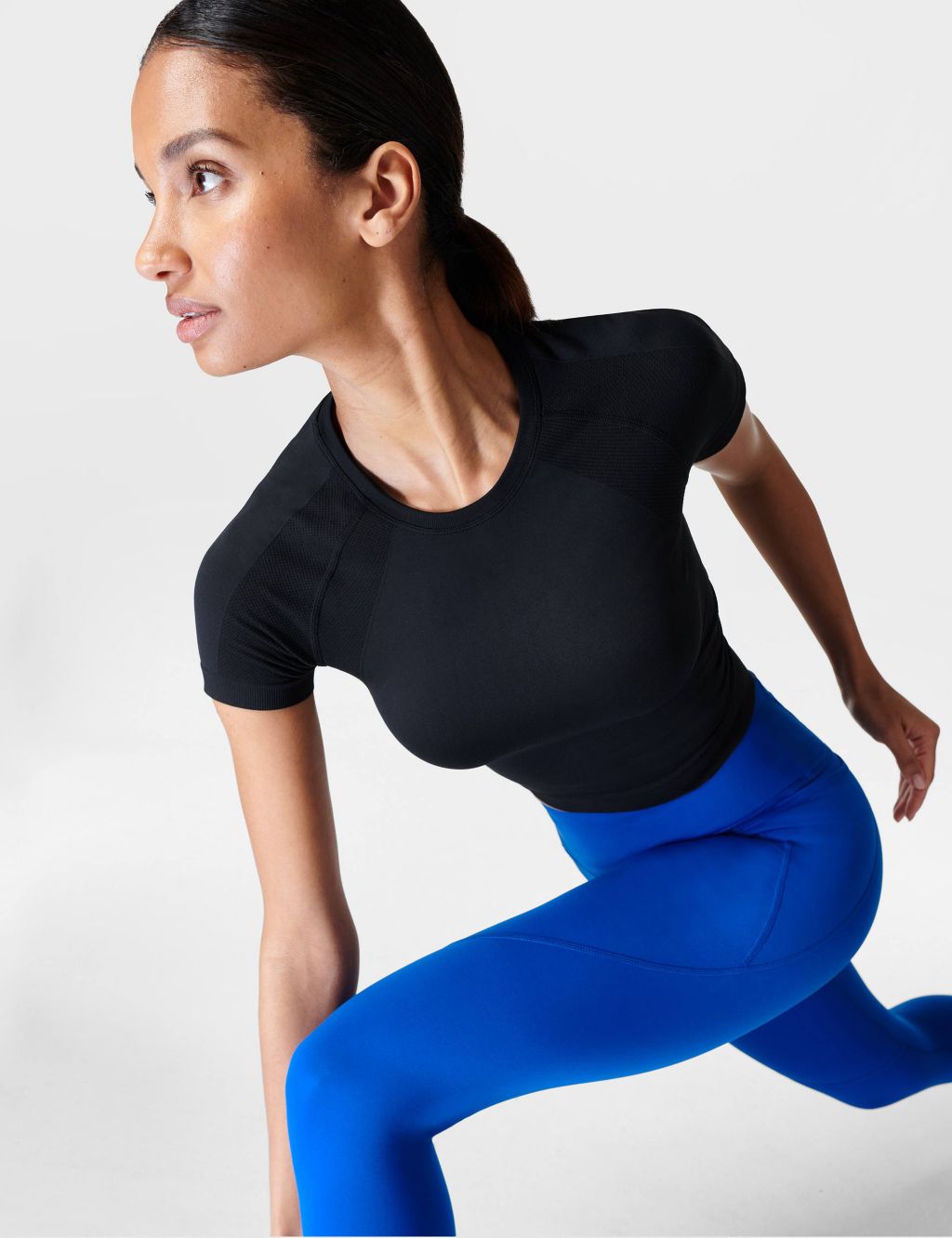 Athlete Seamless Fitted Crop T-Shirt