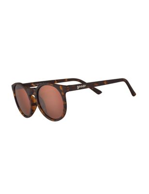 Goodr Round Sunglasses - Brown, Brown,Pink,Black,White