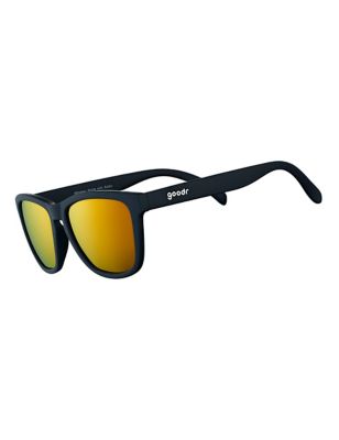 Goodr D-Frame Sunglasses - Black Mix, Black Mix,Grey,Black,Brown