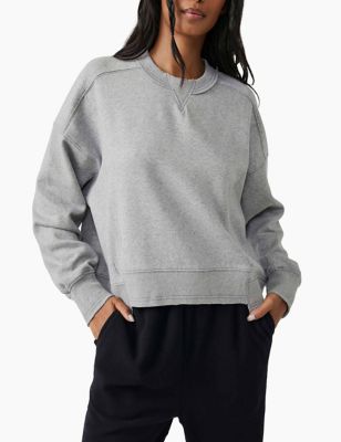 Fp Movement Women's Intercept Cotton Rich Sweatshirt - M - Grey, Grey