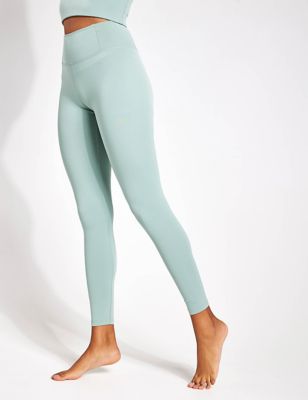Girlfriend Collective Womens Float High Waisted Leggings - Teal, Teal