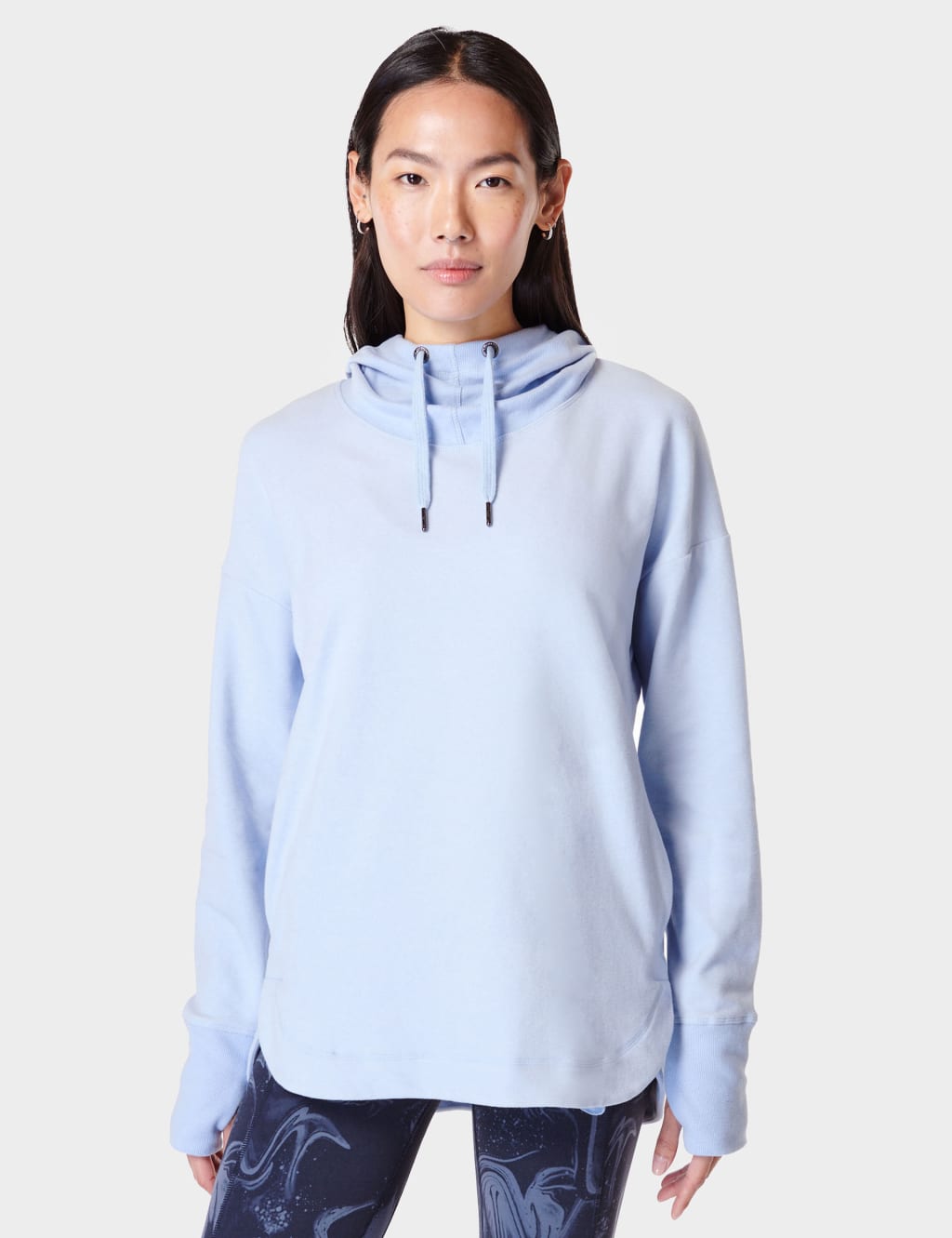 Escape Cotton Blend Fleece Relaxed Hoodie