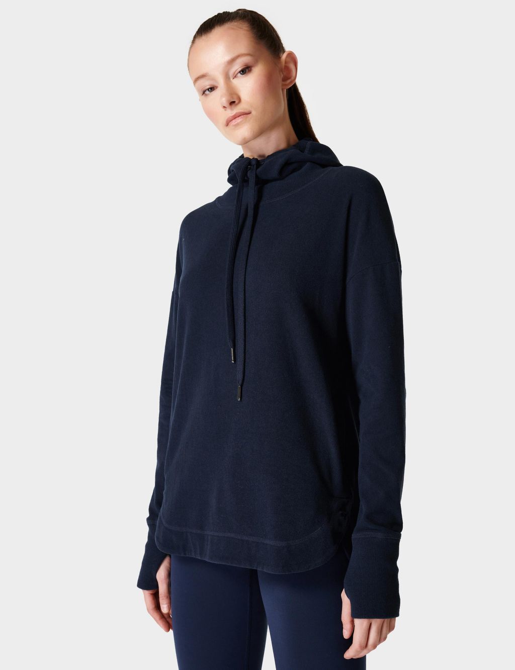 Escape Cotton Blend Fleece Relaxed Hoodie image 1