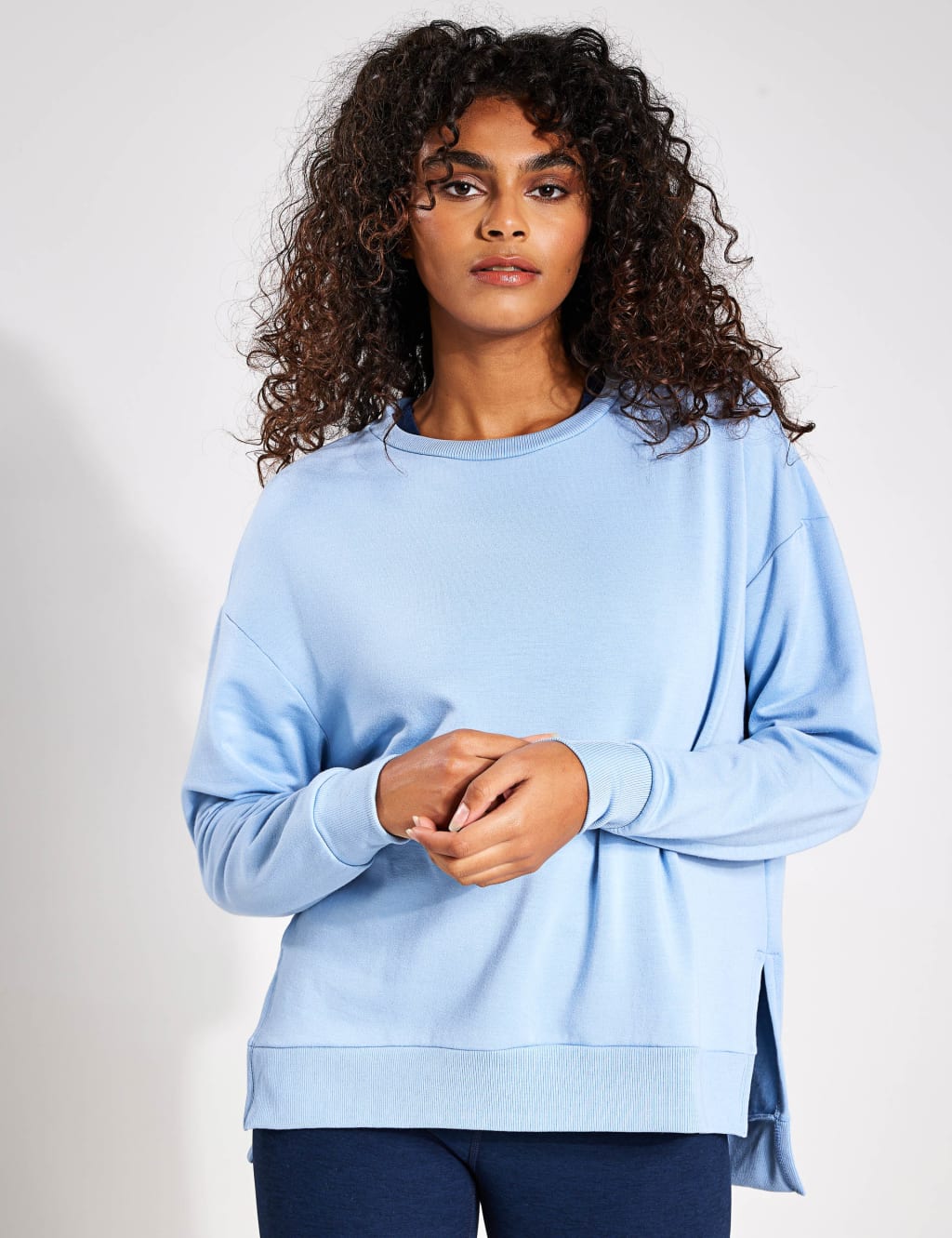 Grey and new arrivals blue sweatshirt