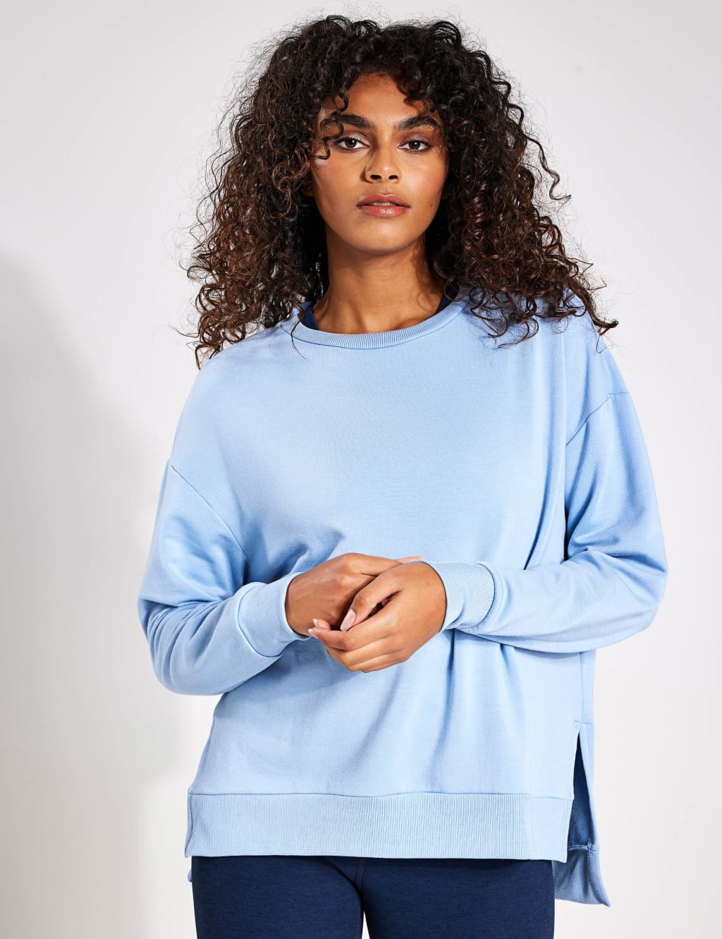 Off Duty Modal Rich Crew Neck Sweatshirt