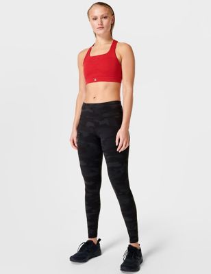 Sweaty Betty Women's Power Workout Leggings - XS - Black/Grey, Black/Grey,Black