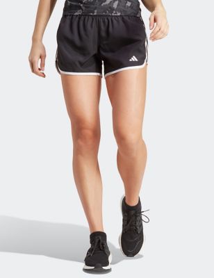Adidas Womens Marathon 20 Running Shorts - XL - Black Mix, Black Mix