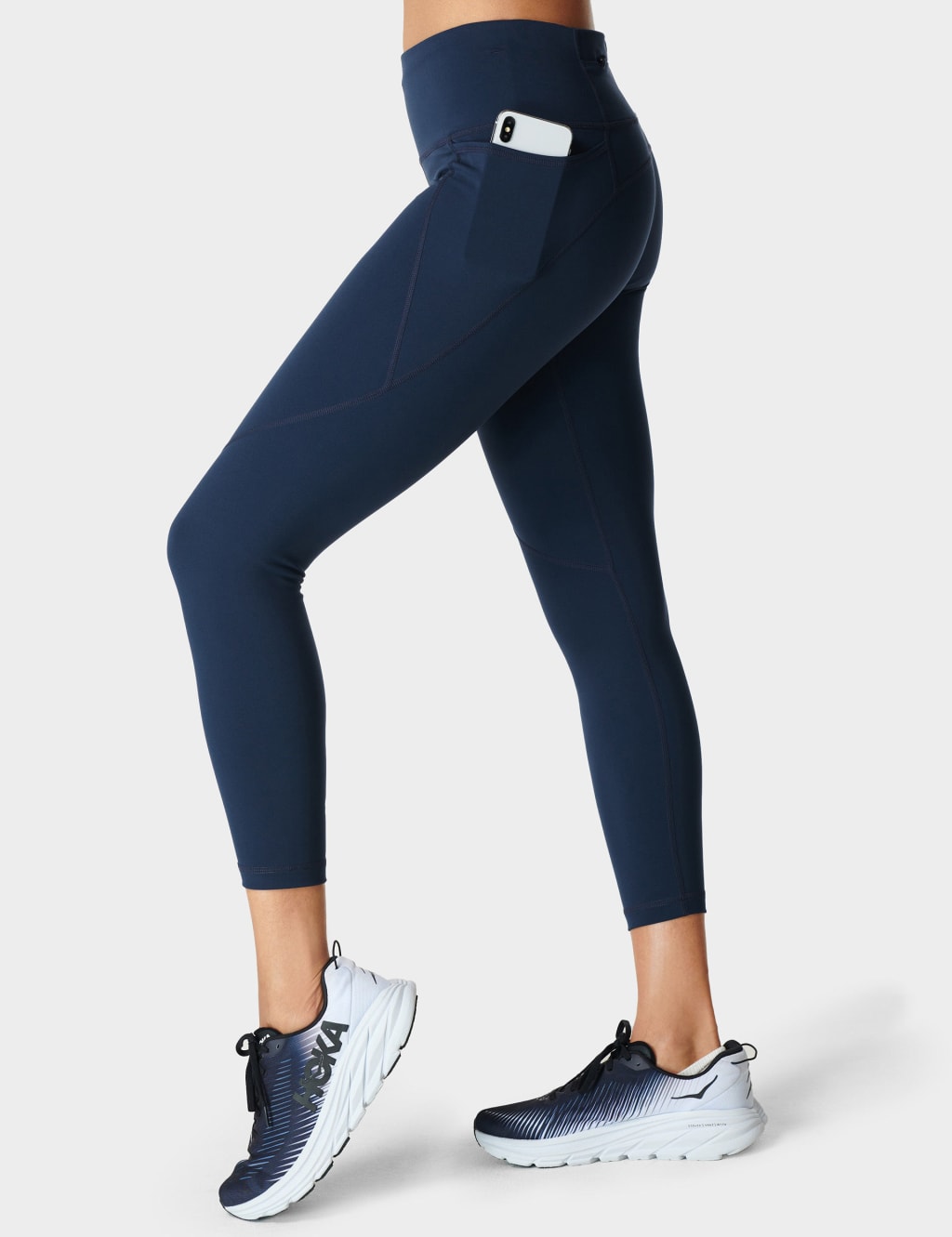 Navy workout tights on sale