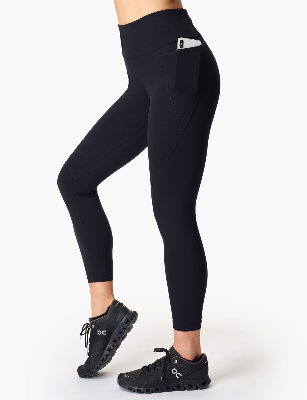 NEW Adidas Girls Black Floral Flower Printed Athletic Leggings Logo LARGE  14