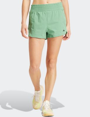 Adidas Womens Pacer Lux Gym Shorts - Emerald, Emerald