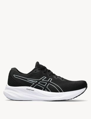 Asics Womens Pulse 15 Lace Up Trainers - Black, Black