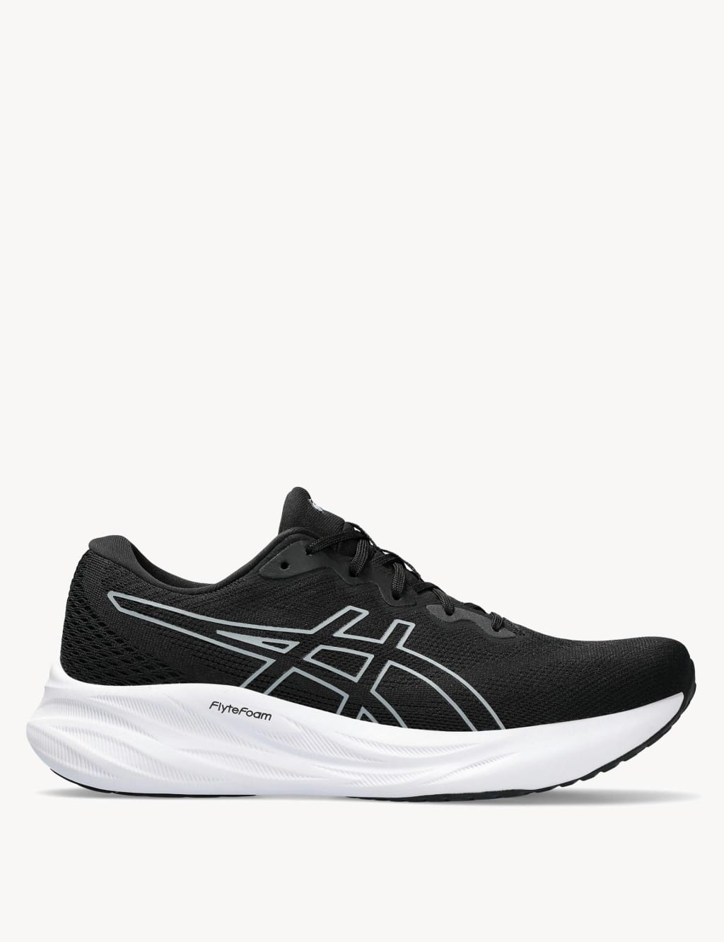 Asics trainers black discount