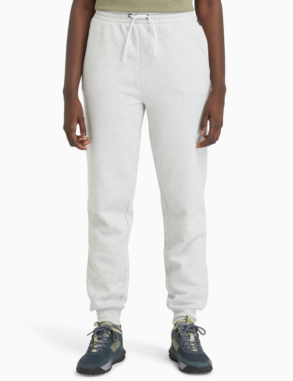 Cotton Rich Brushed Cuffed Tapered Joggers