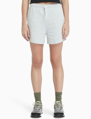 Timberland Womens Cotton Rich Shorts - L - Medium Grey Mix, Medium Grey Mix