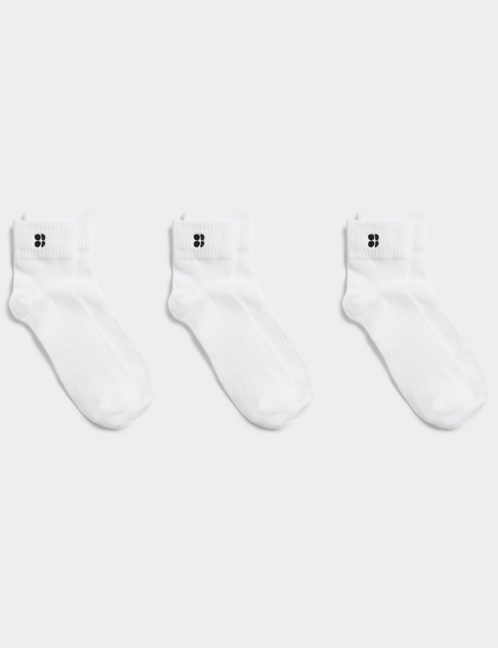 3pk Essentials Cotton Rich Ankle Socks