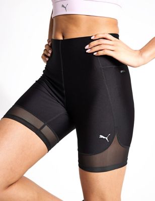 Puma Women's Ultraform High Waisted Gym Shorts - Black, Black