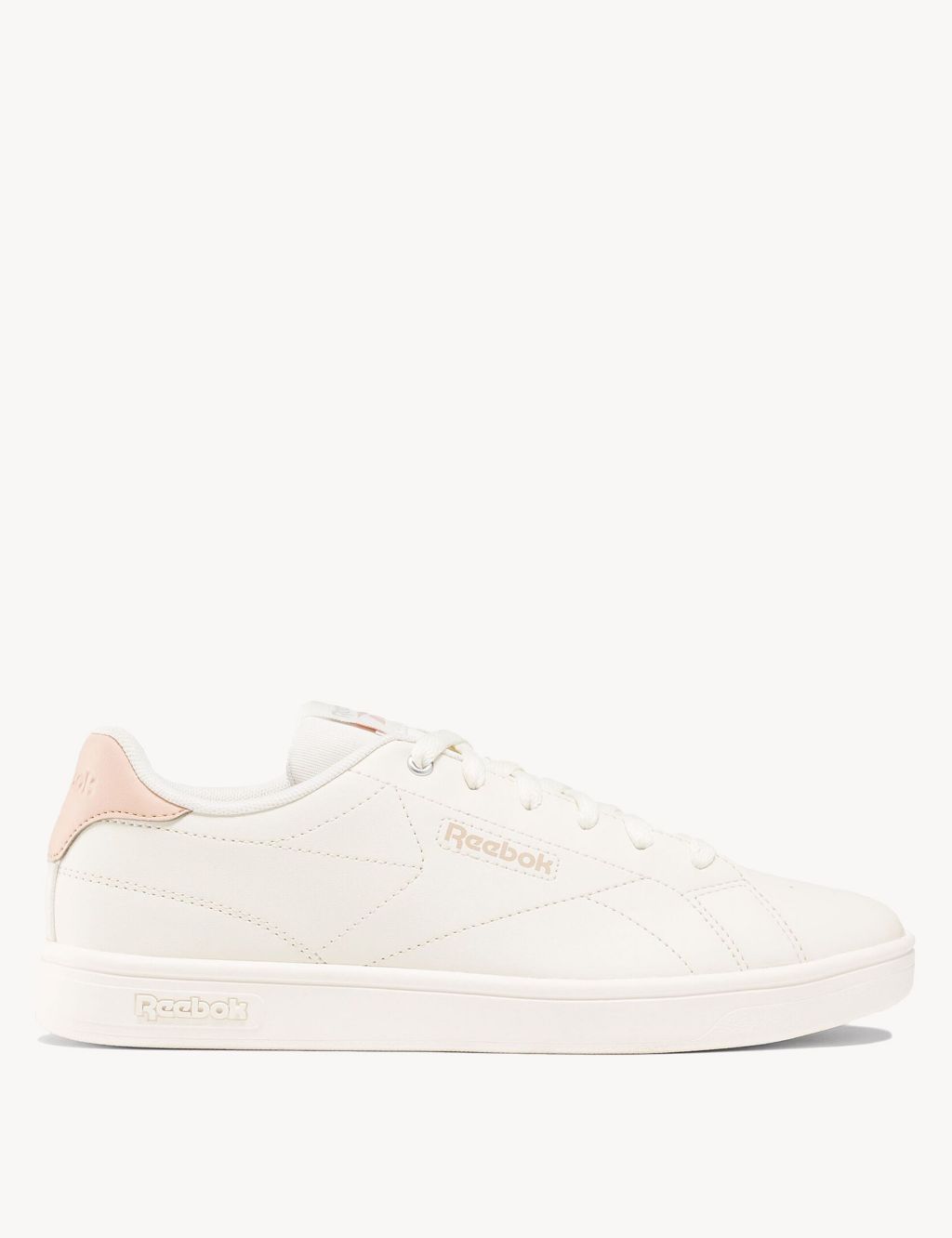 Court Clean Lace Up Trainers