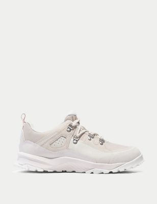 Timberland Women's Lincoln Peak Leather Walking Trainers - 6.5 - White, White,Multi