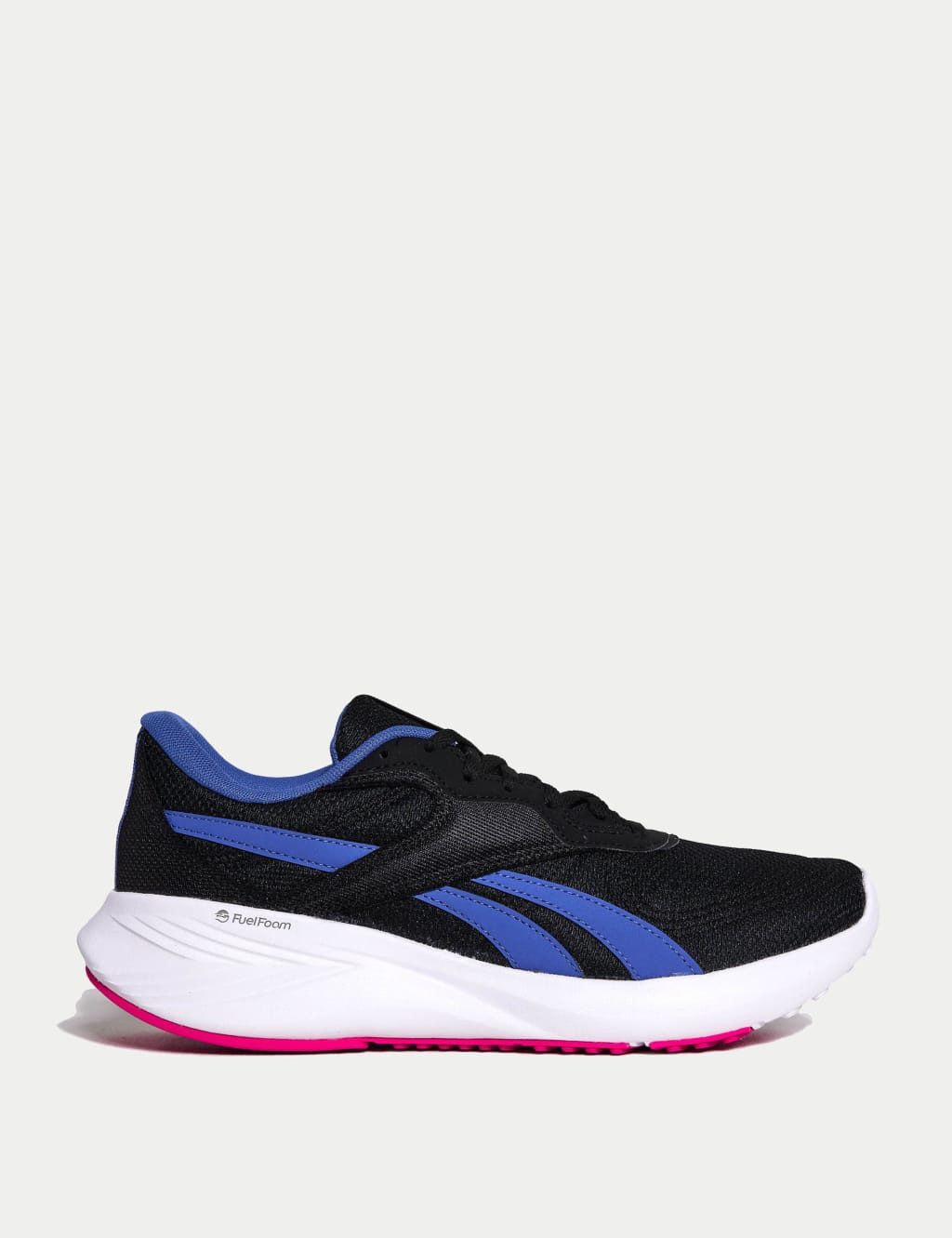 Womens all black leather trainers sale