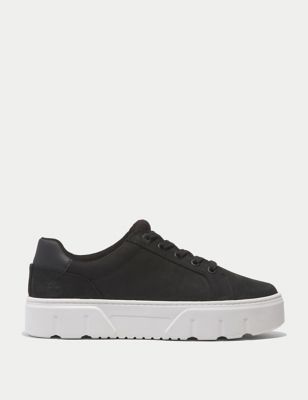 Timberland Womens Laurel Leather Trainers - 6.5 - Black, Black