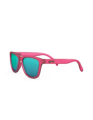 Goodr Womens Mens The OG Flamingos On A Booze Cruise Sunglasses - Hot Pink, Hot Pink