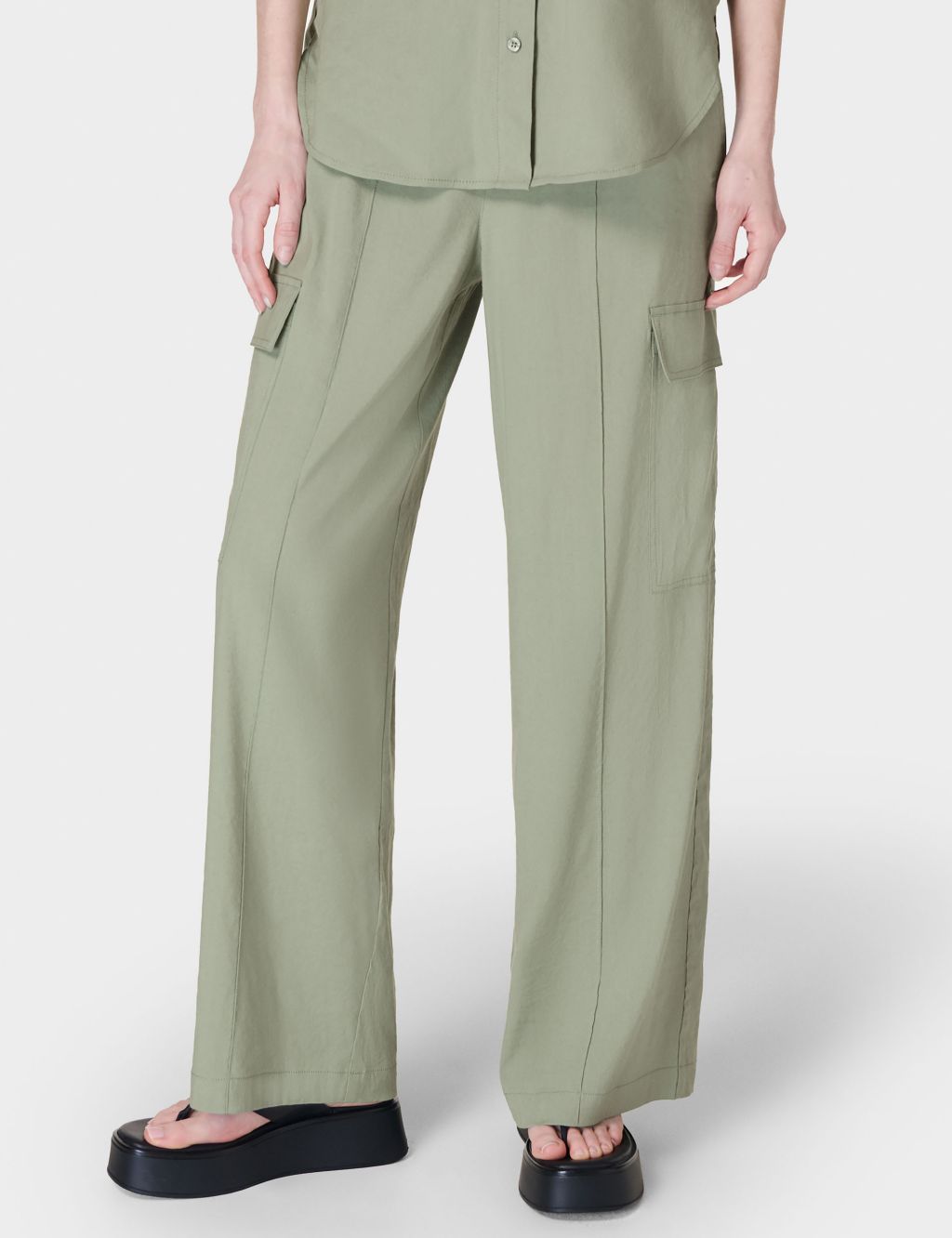 Summer Stretch Linen Rich Utility Trousers