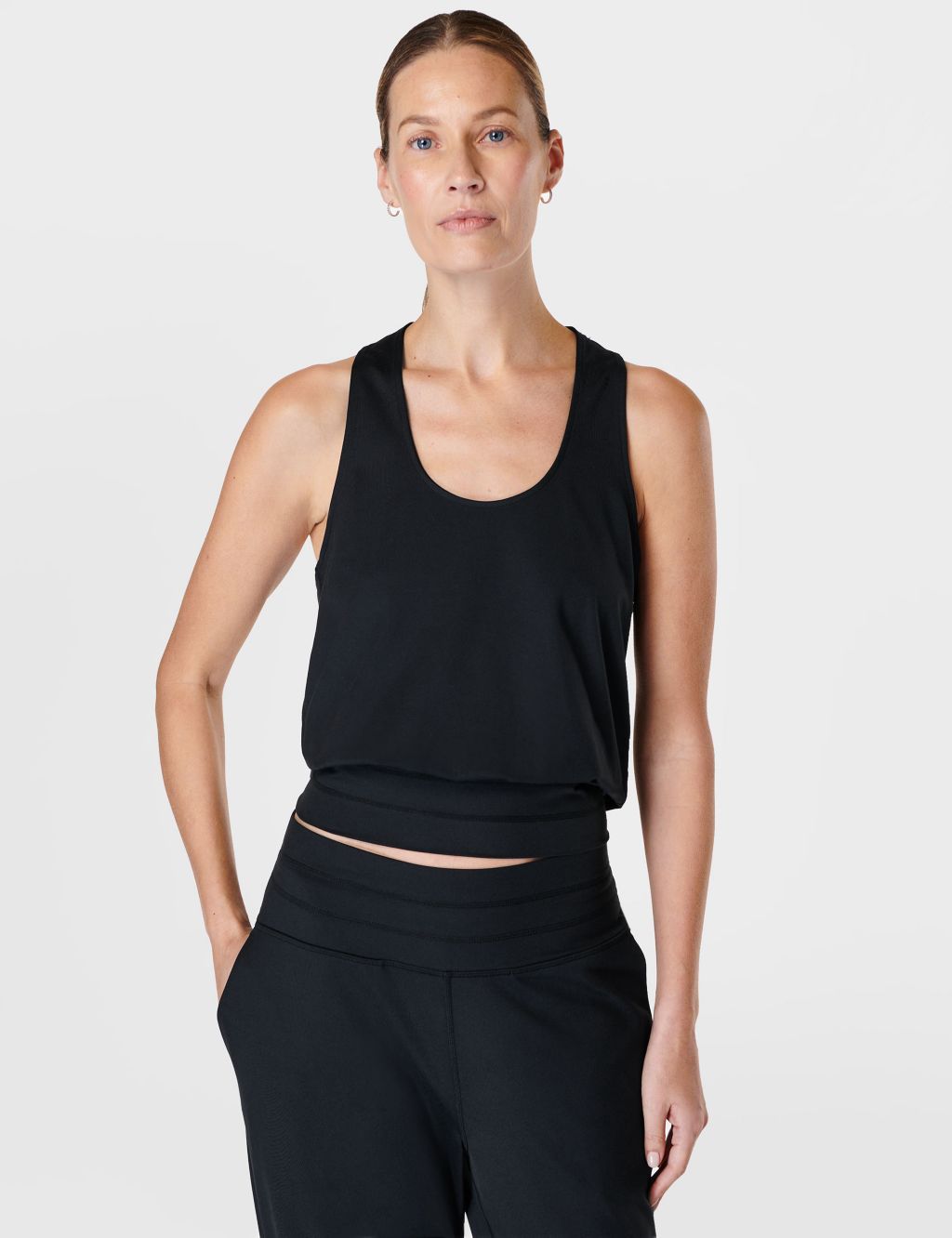 Gaia Scoop Neck Relaxed Yoga Vest Top
