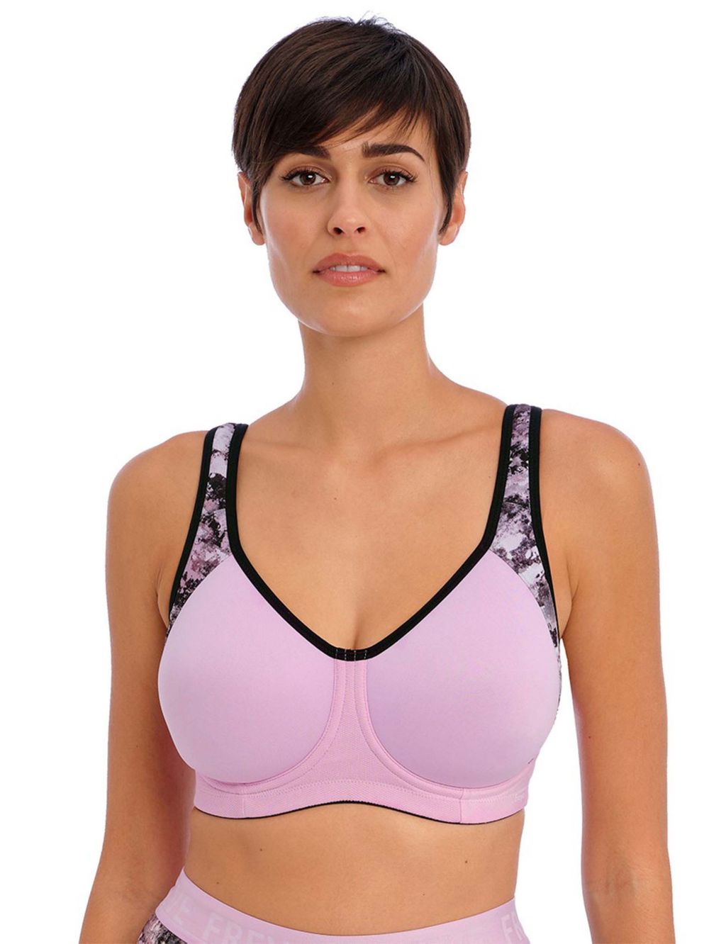 M&S SPORTS BRA High Impact Non Wired 32A (Last one) PINK BNWT £14.50 -  PicClick UK